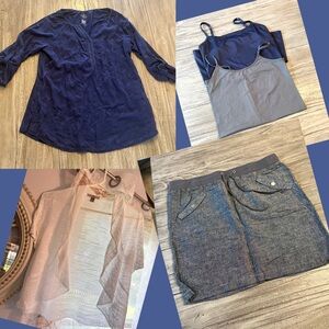 Navy, Gray, White Women’s Size S Clothing Lot